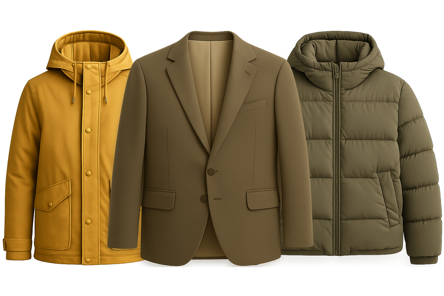 Kabátok, dzsekik, zakók tisztítása