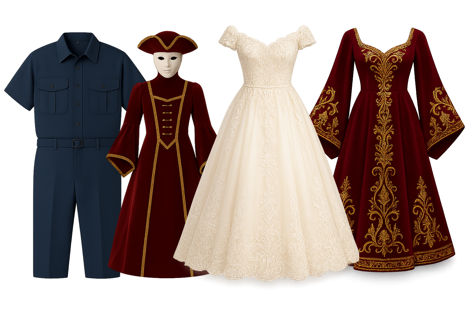 Esküvői, színházi és jelmezek tisztítása