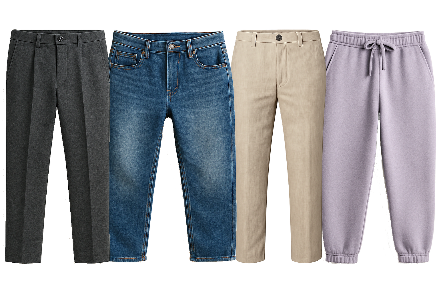 Nadrágok, farmerek, szoknyák tisztítása