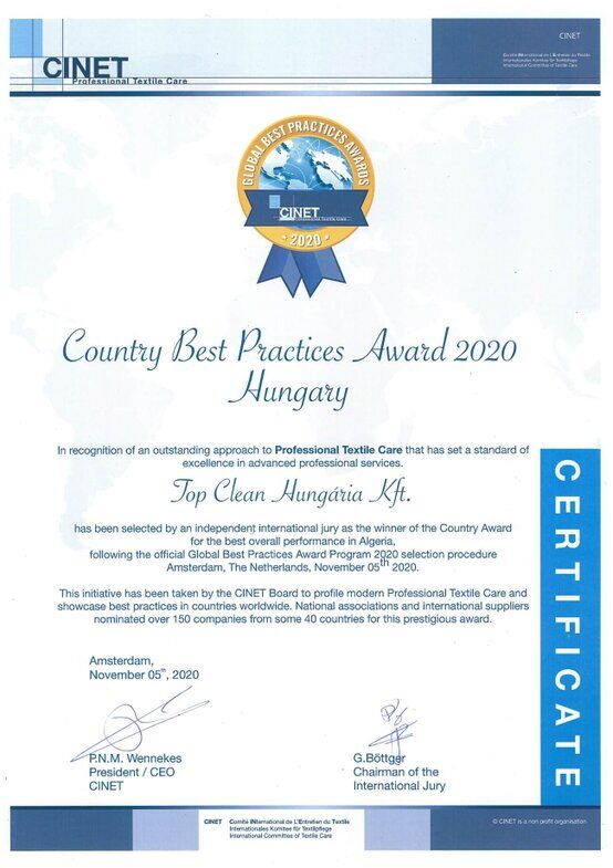 2020 - GLOBAL BEST PRACTICE AWARD