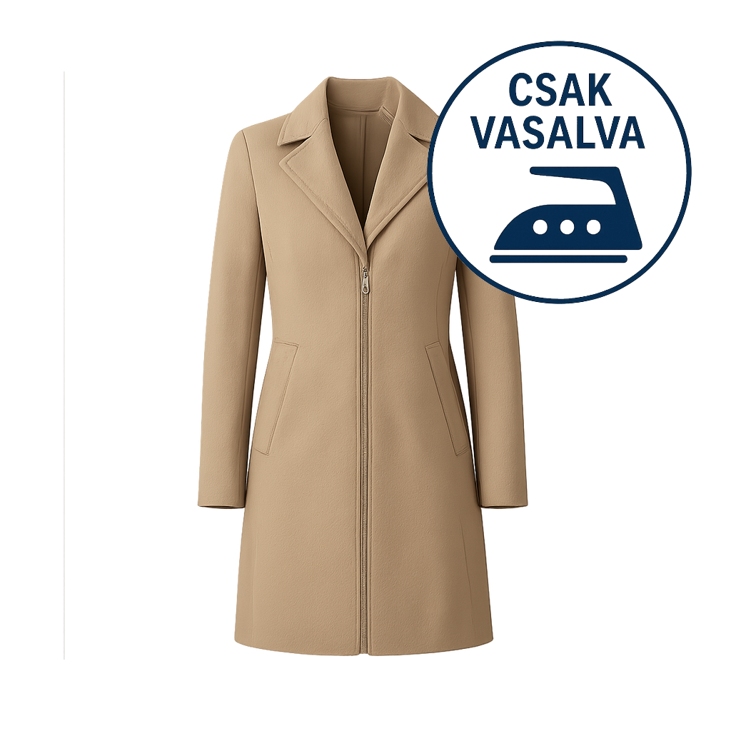 Kabát - vasalás, gőzölés